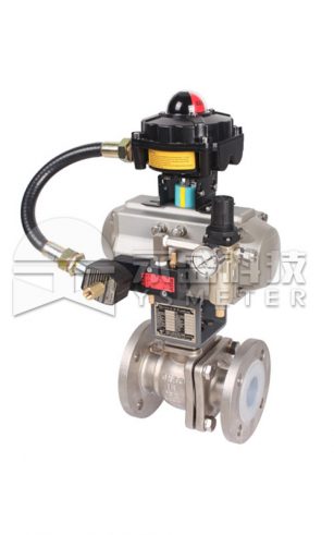 Отсечный шаровый кран с фтористым покрытием «O»